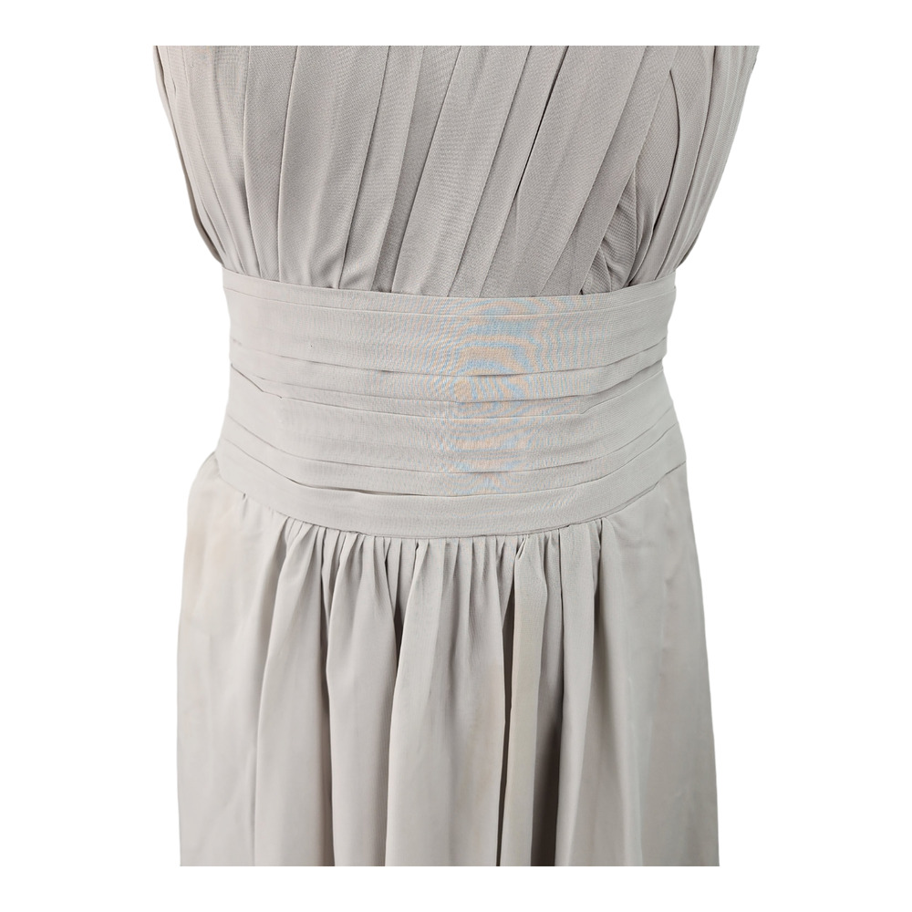 LanTing Bride Gray Halter Dress Small Lined Bridesmaid Prom Cocktail Formal READ - Picture 8 of 16